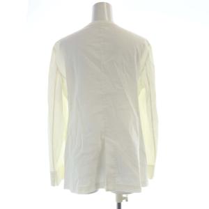 23区 LI/VISストレッチノーカラージャケット アウター 40 白 ホワイト JKWOHM0404 /RO