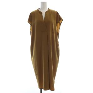 ワンピース マキシ ロング ノースリーブ スリットネック 44 ベージュ OPWWHA0051 /RO