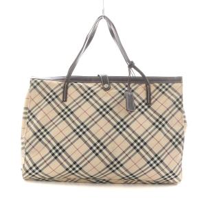 トートバッグ ハンドバッグ ノバチェック ベージュ /NQ