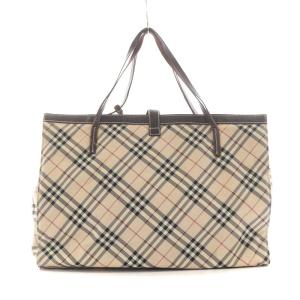 BURBERRY BLUE LABEL トートバッグ ハンドバッグ ノバチェック ベージュ /NQ