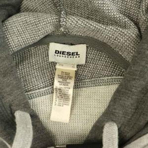 DIESEL ジップアップパーカー スウェット M グレー /MY OS