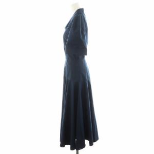 Alexander McQueen ワンピース コットン 38 ネイビー PI06577540484