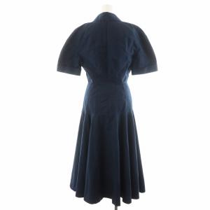 Alexander McQueen ワンピース コットン 38 ネイビー PI06577540484