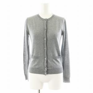 カーディガン ウール 36 グレー P25F69 /AN18