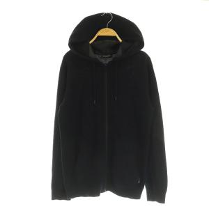 ジップアップパーカー ニット L ネイビー /MY OS