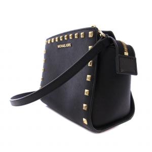 MICHAEL KORS ショルダーバッグ ロックスタッズ レザー 黒 /BM