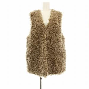 プードルベスト ジレ ボア F 茶 ブラウン 2250010410 /OR