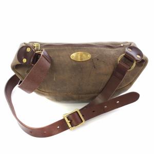 SLOW TOKYO JP SLOW HANDWROUGHT 08 ショルダーバッグ ボディバッグ レザー ブラウン