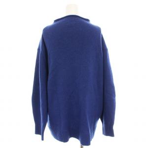23区 セーター ニット ハイネック 長袖 大きいサイズ 46 青 KR.26.IW.0504 /YM