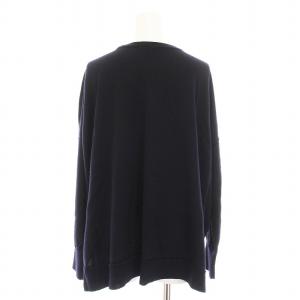 23区 22AW ニット セーター 長袖 大きいサイズ 46 紺 KR.26.NW.0454 /YM