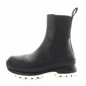 トレース サイドゴアブーツ 38 ブラック