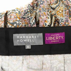 MARGARET HOWELL liberty print 24SS フレアスカート ペイズリー柄 2 マルチカラー