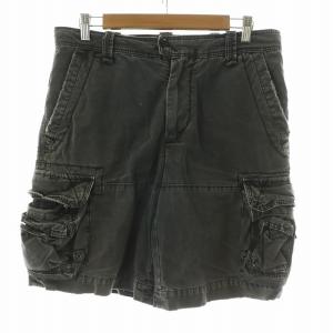 カーゴショーツ ショートパンツ ハーフ デニム 32 ブラック MNBLSH0M4N00007 /NQ