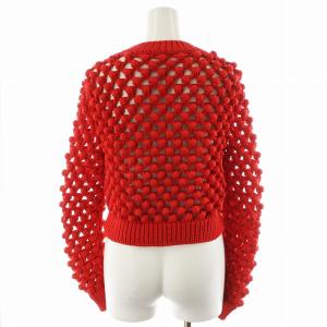 JIL SANDER 25SS LS CN JUMPER SHRUNKEN FIT ニット セーター 34 レッド
