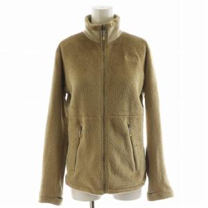 バーサミッド ZI VERSA MID JACKET フリースジャケット ロゴ M ベージュ NAW61204