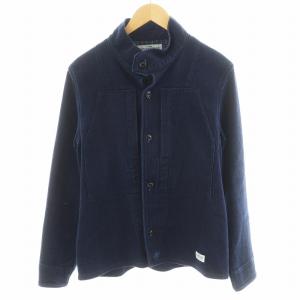 C-SHIRT.LS シャツ 長袖 ロゴ刺繍 コットン M 紺 ネイビー 152UCNH-SHM02 /AN23