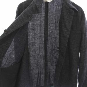 MidiUmi セットアップ 上下 ジャケット パンツ リネン混 2 黒 グレー /YM