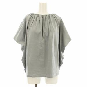 カットソー ドルマンスリーブ コットン ブルーグレー /KU