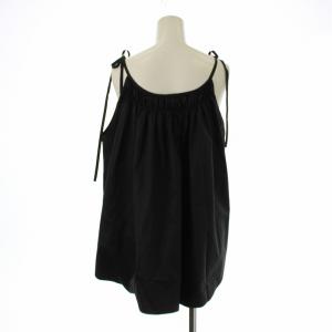 Shinzone キャミソール シャーリング ギャザー F 黒 ブラック 21MMSBL10 /OR