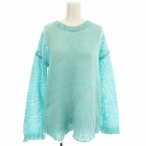 22AW MOHAIR SHEER KNIT モヘヤニット 22AMSNI01 セーター ローゲージ 長袖