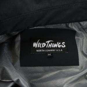 WILDTHINGS マウンテンパーカー ロゴ刺繍 ナイロン M 黒 ブラック WT22321SK-SZ /AN37