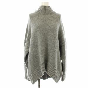ファインメリノウールハイネックニット セーター オーバーサイズ 長袖 36 グレー 20WKN005 /OR