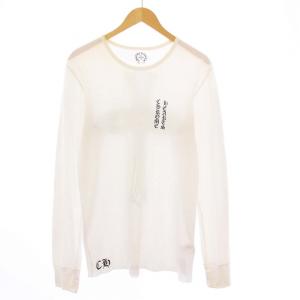 CHROME HEARTS サーマルTシャツ クロス L ホワイト 2212-304-0337