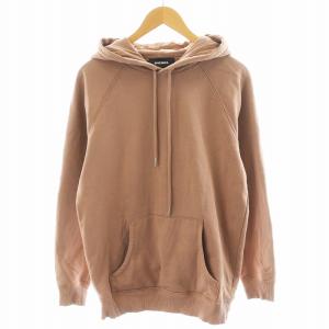 パーカー プルオーバー ロゴ コットン S ピンク /AN49