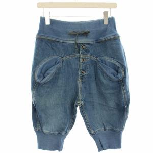 12ozデニムサルエルヌーベルショートパンツ ジーンズ ハーフ イージー 1 水色 ライトブルー EK-358