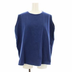 天竺BIGスリーブT カットソー ノースリーブ クルーネック 0 青 ブルー K1705SC231 /KU
