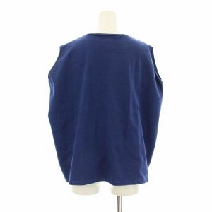 KAPITAL 天竺BIGスリーブT カットソー ノースリーブ クルーネック 0 青 ブルー K1705SC231 /KU