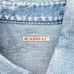 KAPITAL BORO デニムシャツ 刺し子 XL ブルー
