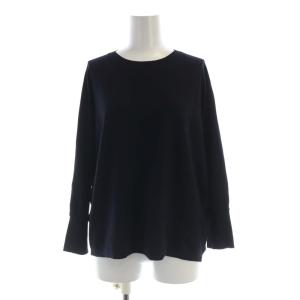 24SS コンフォートストレッチ ドルマン ニット セーター プルオーバー 七分袖 38 黒 ブラック
