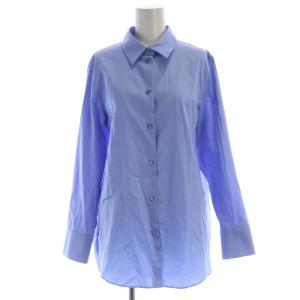 23AW コットンサテンシャーティング シャツ ブラウス 長袖 4 ライトブルー BLCYSA0310