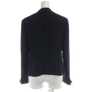 23区 ノーカラージャケット アウター 40 紺 ネイビー JKWOKS1102 /RO