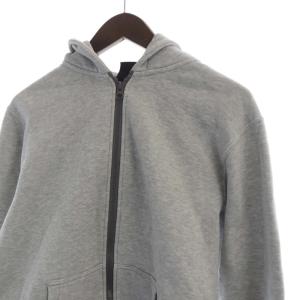 THE NORTH FACE ジップアップパーカー フーディー プリント 長袖 M グレー NT61605Z /RO