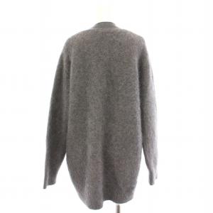 iCB 23AW フォックスカシミヤ カーディガン ニット Vネック 長袖 S グレー KRCYSW0506 /YM