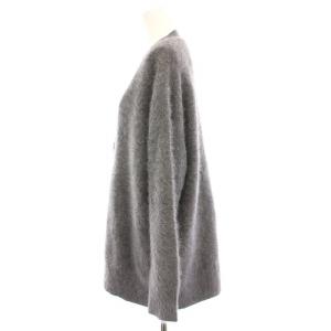 iCB 23AW フォックスカシミヤ カーディガン ニット Vネック 長袖 S グレー KRCYSW0506 /YM
