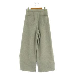 SNIDEL 23AW バリエワイドラップパンツ 裏起毛 スウェット 0 グレー /MY OS