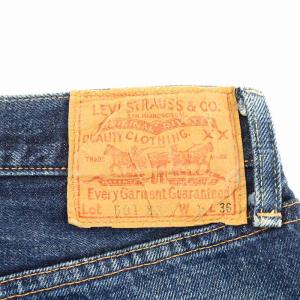 LEVI'S VINTAGE CLOTHING LVC リーバイスビンテージクロージング 501XX 55501 デニムパンツ ジーンズ ジーパン ボタンフライ W35 日本製 紺 ネイビー /AN24
