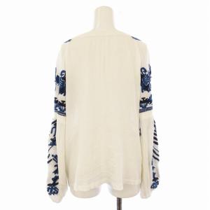 Diagram GRACE CONTINENTAL シャツ ブラウス 長袖 刺繍 36 白 ホワイト 17147024 /EE