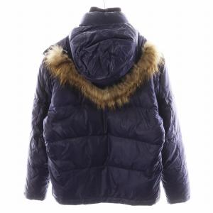 PS Paul Smith ダウンジャケット フード ファー ナイロン アウター M 紫 パープル PP-PN-64194 /AN10