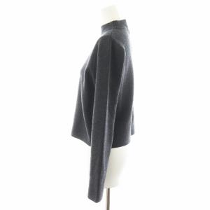 ANAYI 23AW セットアップ ニット カットソー 長袖 フレアスカート ひざ丈 パール ハイネック ウール 38