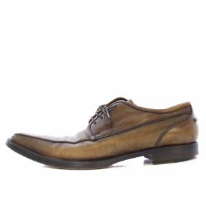 DOLCE&GABBANA ビジネスシューズ スクエアトゥ レザー 7 茶 /TK