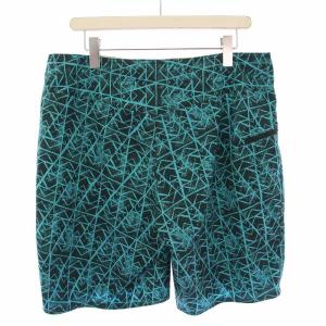 Patagonia ショートパンツ 総柄 34 水色 黒 86610 /BM