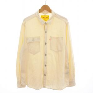 デニム シャツジャケット XL アイボリー 白 /YM