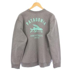 サーフアクティビスツアップライザルクルースウェットシャツ トレーナー 長袖 ストレッチ ロゴ イラスト