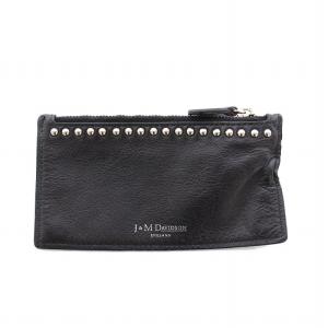 キーポーチ コインケース キーケース レザー 黒 /YM