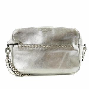 リップスティックポシェット スタッズ チェーン シルバーカラー