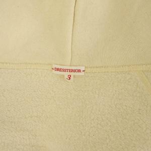 DRESSTERIOR ジップアップパーカー スウェット 裏起毛 3 アイボリー /MY OS